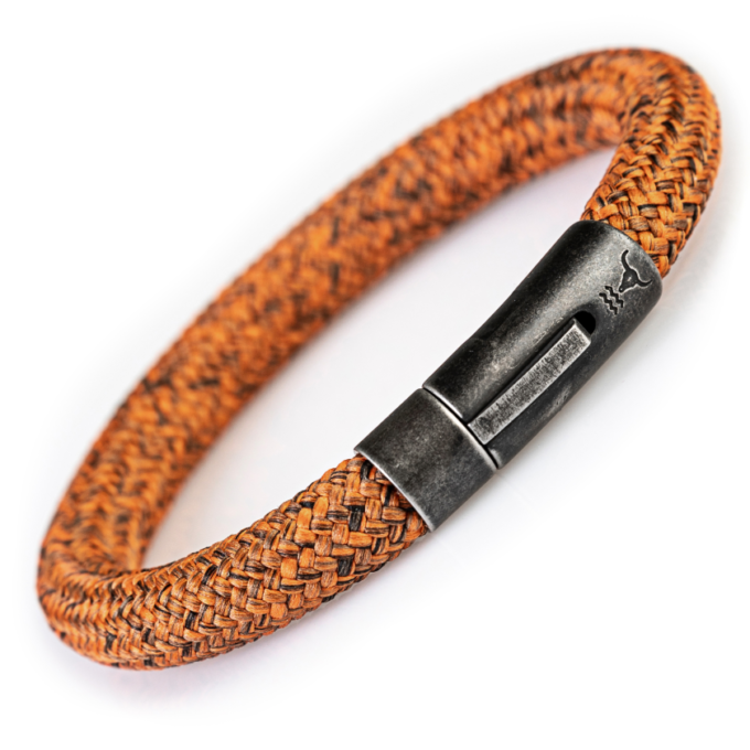 Armband Herren RANGER orange meliert. Isarrider online Shop.