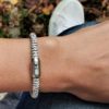 Bracelet ISARSILVER, gray-brown-white - Image 2