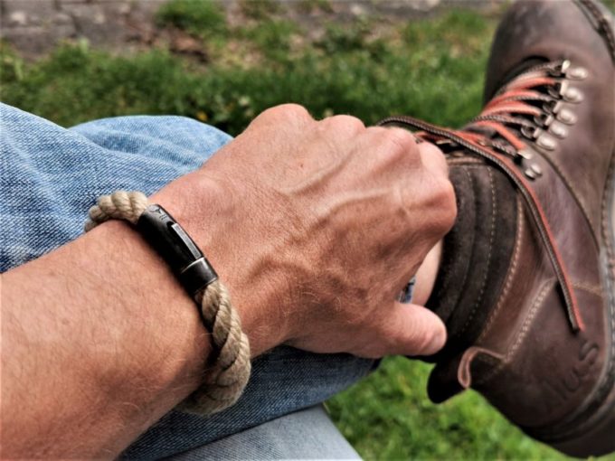 Trachtenarmband RANGER retro natur gedreht.