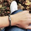 Armband ISARSILBER schwarz-weiss meliert – Bild 2