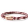 Damenarmband ISARGOLD, weinrot-sand