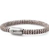 Bracelet ISARSILVER, gray-brown-white