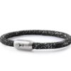 Armband ISARSILBER schwarz-weiss meliert