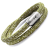 Armband ISARSILBER oliv-weiss meliert doppelt gewickelt – Bild 6