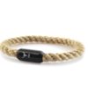 Bracelet BLACK EDITION, retro twisted