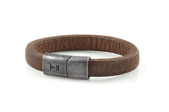 RIDER Herren Armband Leder vintage braun, Isarrider Armband online Shop