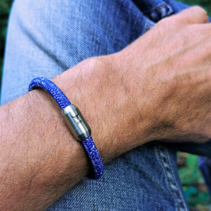 Bracelet Isarsilber, light blue-white mottled - Image 2