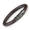 Vintage braunes Männer Leder Armband RANGER aus dem Isarrider online Shop. Perfekt zu lässigem Outfit und auch zu Tracht und Lederhosn.